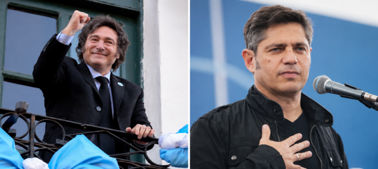 Milei se impone a kicillof 52 a 37 en un eventual ballotage