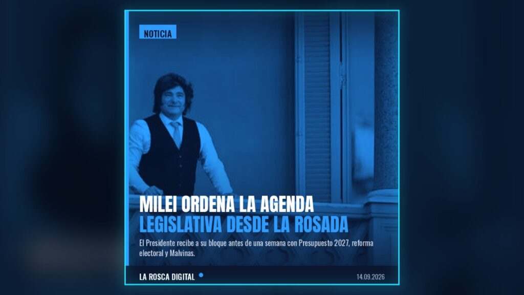 Milei recibe a su bloque en la Rosada para ordenar la semana legislativa
