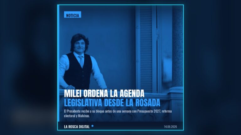 Milei recibe a su bloque en la Rosada para ordenar la semana legislativa